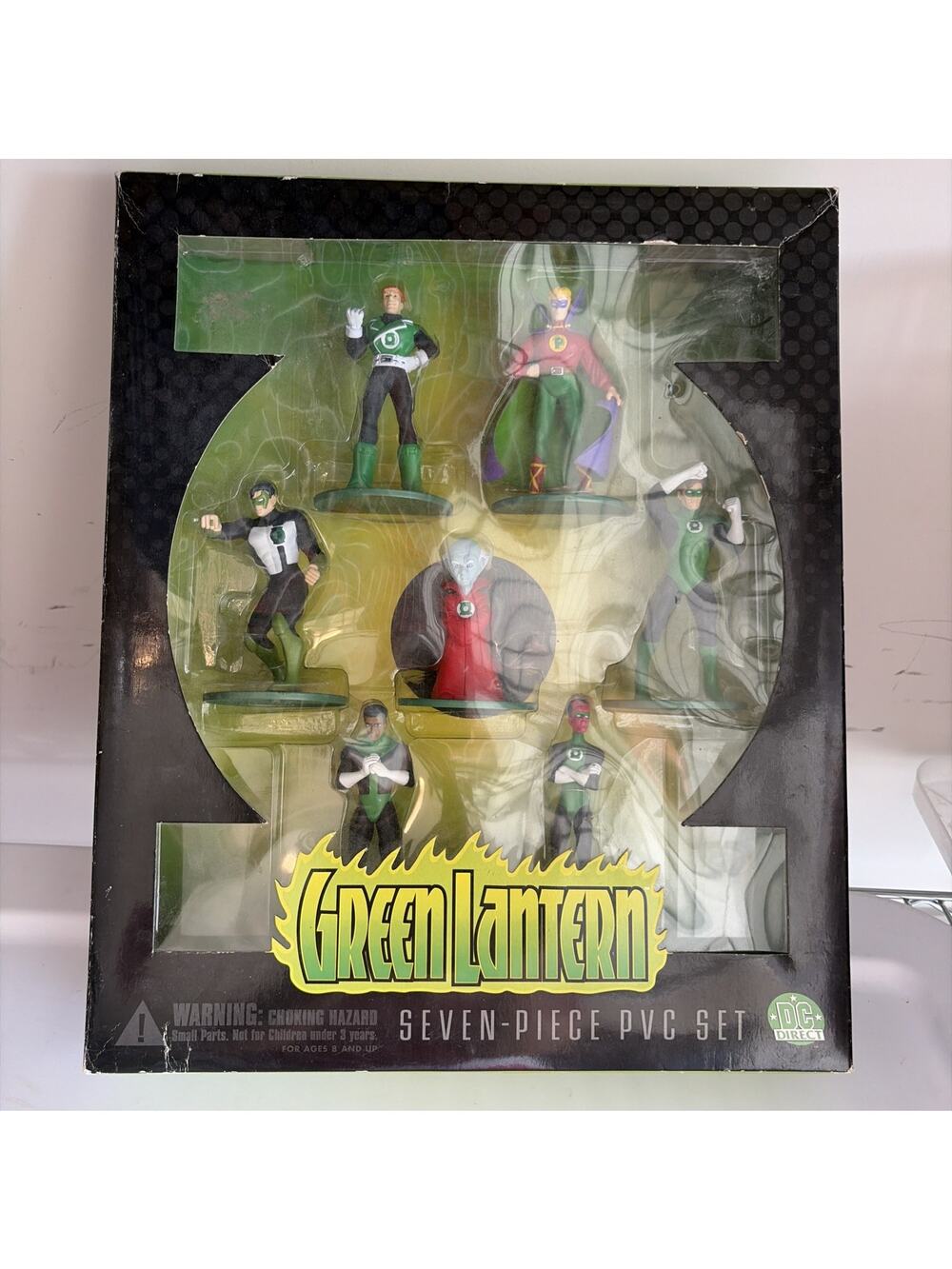 2000 DC Direct GREEN LANTERN 7 Piece Set Alan/Hal/Kyle/Ganthet/Guy/John/Sinestro